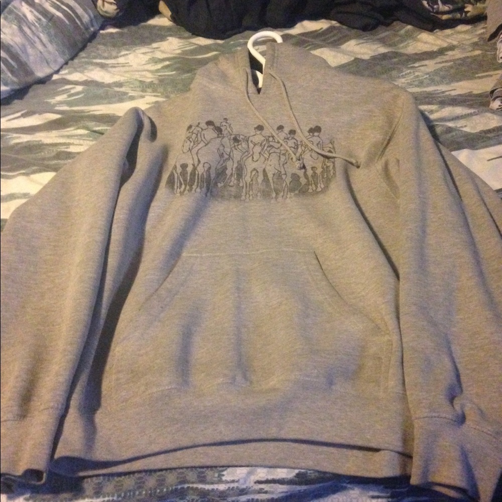 Grey hoodie